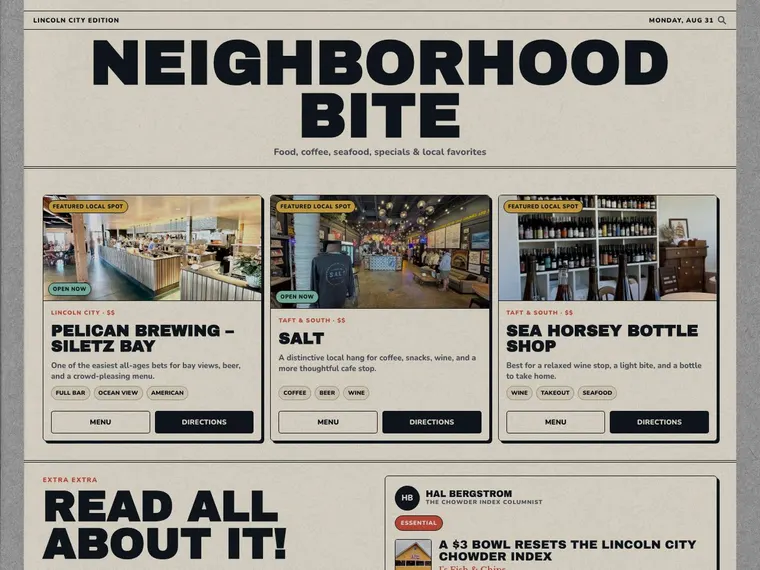 Preview of www.neighborhoodbite.com