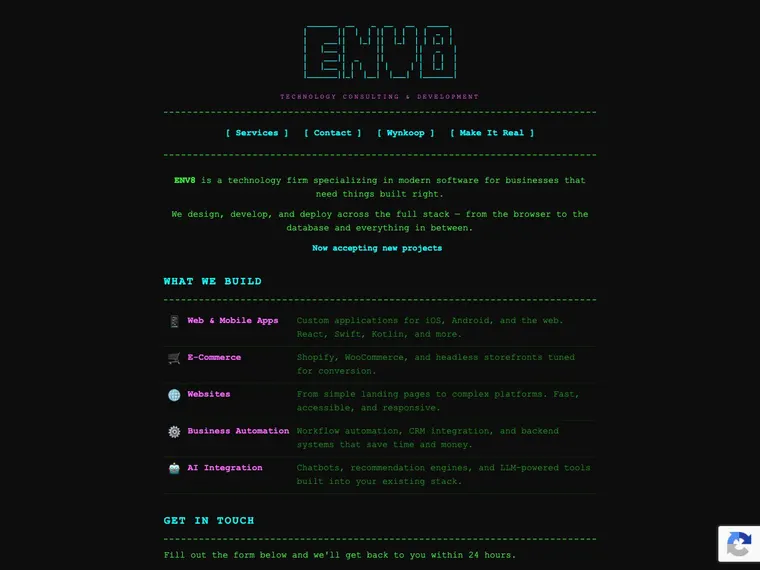 Preview of www.env8.com