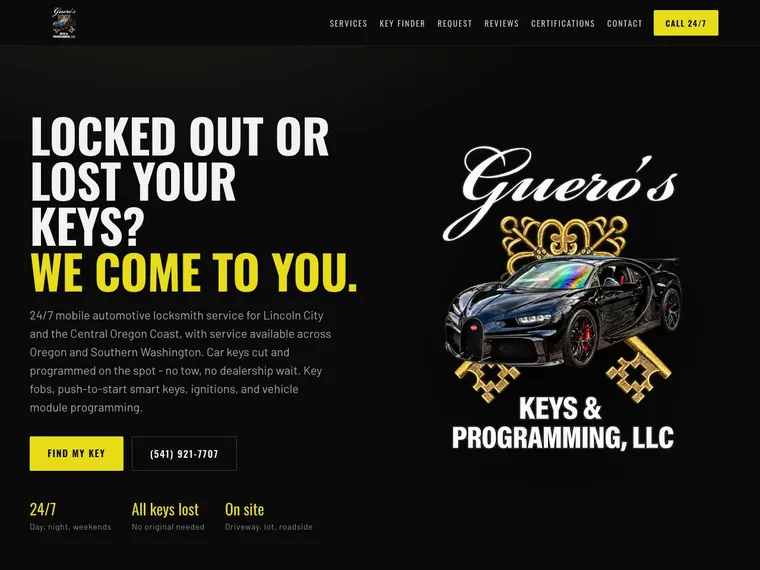 Preview of www.gueroskeys.com